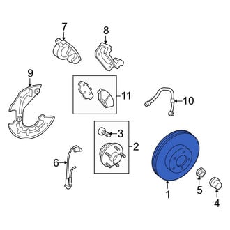 Ford OE - Front Disc Brake Rotor