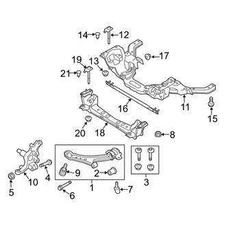 Ford OE - Front Suspension - Suspension Components