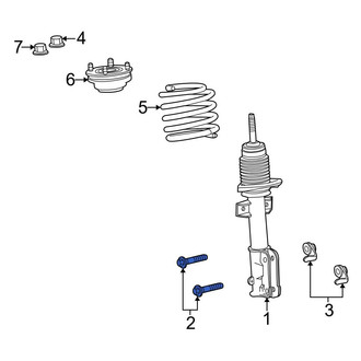 Ford OE - Suspension Strut Bolt