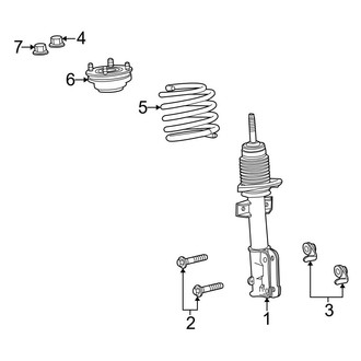 Ford OE - Front Suspension - Struts & Components