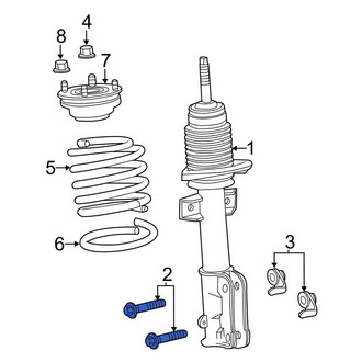 Ford OE - Suspension Strut Bolt