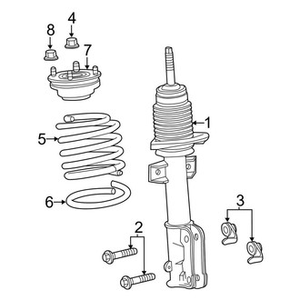 Ford OE - Front Suspension - Struts & Components