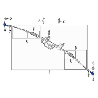 Ford OE - Outer Steering Tie Rod End