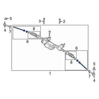 Ford OE - Outer Steering Tie Rod End
