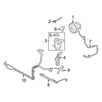Ford OE - Steering Gear & Linkage - Pump & Hoses