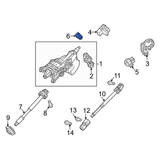 Ford OE - Console Lock Cylinder and Key