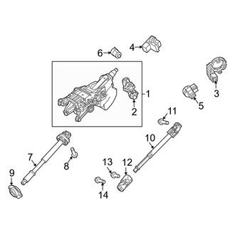 Ford OE - Steering Column - Housing & Components