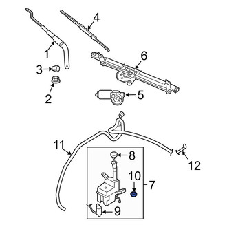 Ford OE - Windshield Washer Pump Grommet