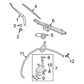 Ford OE - Front Windshield Washer Nozzle