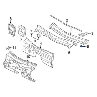 Ford OE - Cowl Cover Clip