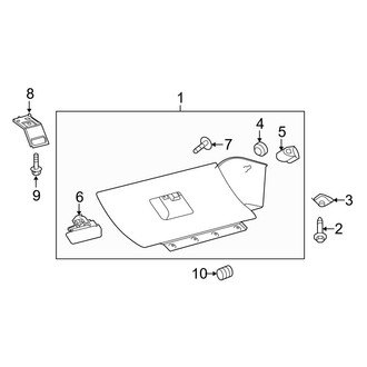 Ford OE - Instrument Panel - Glove Box