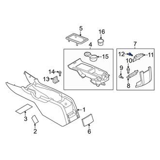 Ford OE - Console Lock Screw