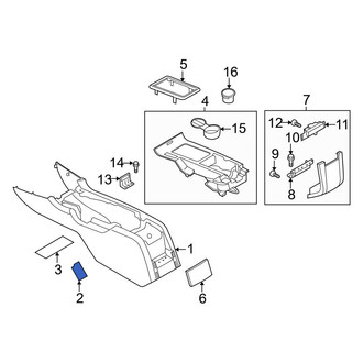 Ford OE - 12 Volt Accessory Power Outlet Cover