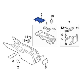 Ford OE - Console Trim Panel