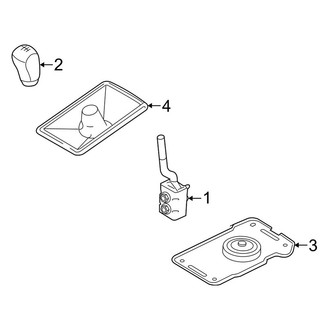Ford OE - Console - Shifter Housing (Manual Top), (Standard Tr)