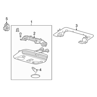Ford OE - Overhead Console (Base / GT / Shelby GT500 Convertible)