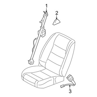 Ford OE - Restraint Systems - Front Seat Belts