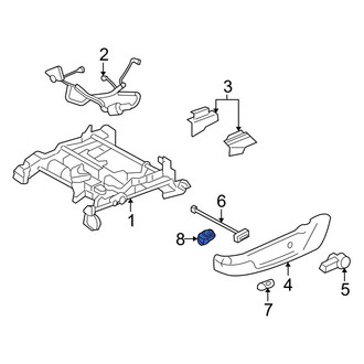 Ford OE - Left Seat Lumbar Switch