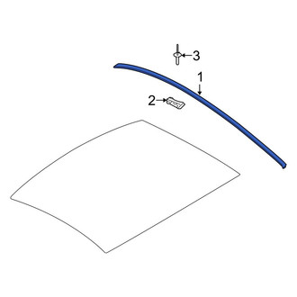Ford OE - Left Roof Molding
