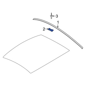 Ford OE - Roof Molding Clip