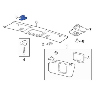 Ford OE - Sun Visor Holder Clip