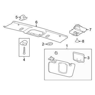 Ford OE - Roof - Interior Trim (Base / GT / Shelby GT500 Convertible)