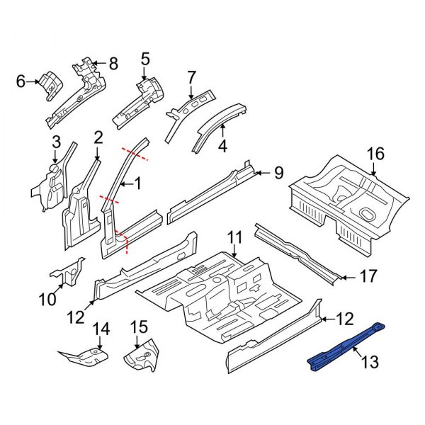 Floor Side Rail