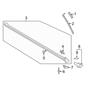 Ford OE - Pillars, Rocker & Floor - Exterior Trim
