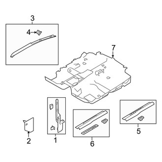 Ford OE - Pillars, Rocker & Floor - Interior Trim