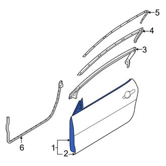 Ford OE - Front Left Door Shell