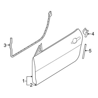 Ford OE - Door & Components (Base / GT / Shelby GT500 Convertible)