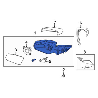 Ford OE - Left Door Mirror