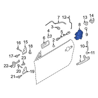Ford OE - Front Left Door Latch Assembly