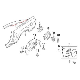 Ford OE - Quarter Panel & Components (Base / Boss 302 / GT / Shelby GT500 Coupe)