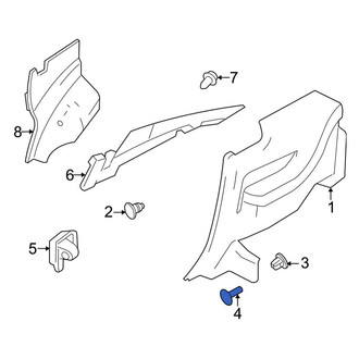 Ford OE - Upper Quarter Panel Trim Panel Clip