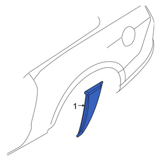 Ford OE - Rear Left Hood Scoop