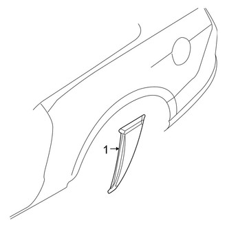Ford OE - Quarter Panel - Exterior Trim (Base / GT / Shelby GT500 Convertible)