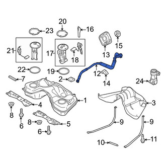Ford OE - Fuel Tank Filler Neck