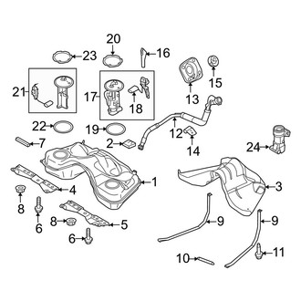 Ford OE - Fuel System Components
