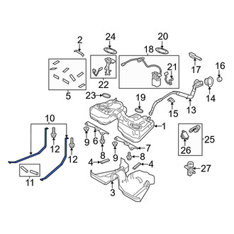 Ford OE - Fuel Tank Strap