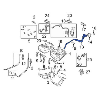 Ford OE - Fuel Tank Filler Neck