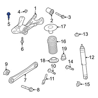 Ford OE - Rear Upper Suspension Control Arm Bolt