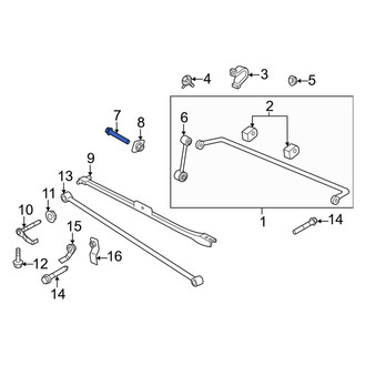 Ford OE - Suspension Shock Absorber Bolt