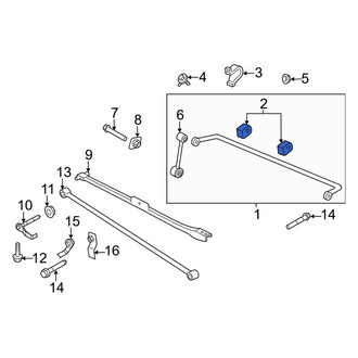 Ford OE - Rear Suspension Stabilizer Bar Bushing