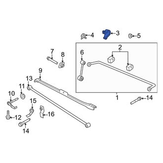 Ford OE - Rear Suspension Stabilizer Bar Bracket