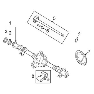 Ford OE - Rear Suspension - Axle & Differential