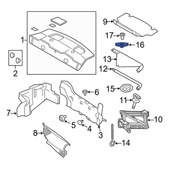 Ford OE - Floor Jack Nut