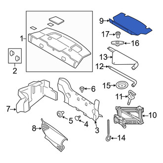 Ford OE - Rear Floor Carpet