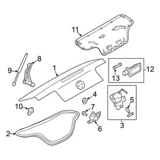 Ford OE - Trunk Lid - Lid & Components