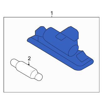 Ford OE - Rear License Plate Light Assembly